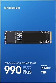 Samsung 990 EVO Plus, 1TB, PCIe 4.0 x4/5.0 x2, NVMe2.0 (até 7150