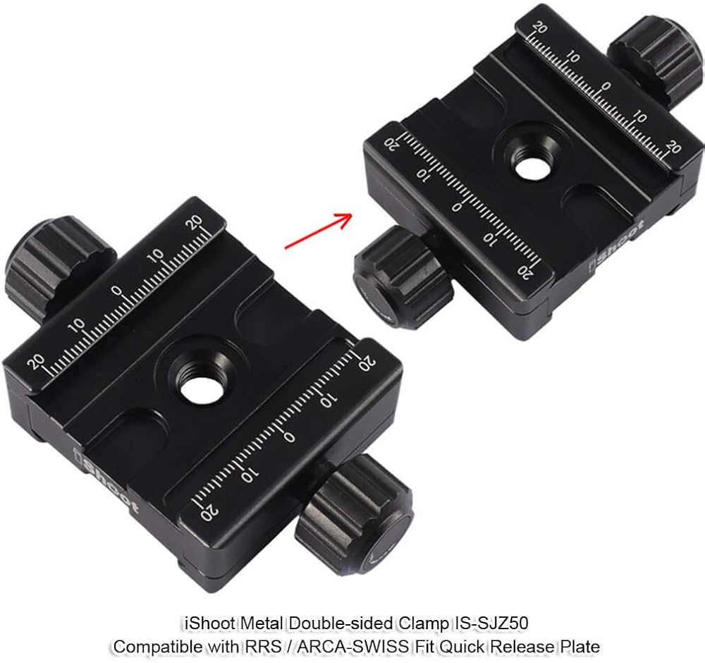 Amazon | iShootメタル両面クランプIS-SJZ50、両面クイックリリース