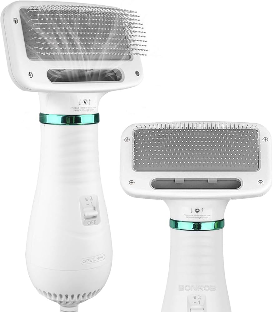 Amazon | ペットドライヤー グルーミング ペットブラシ ヘアー