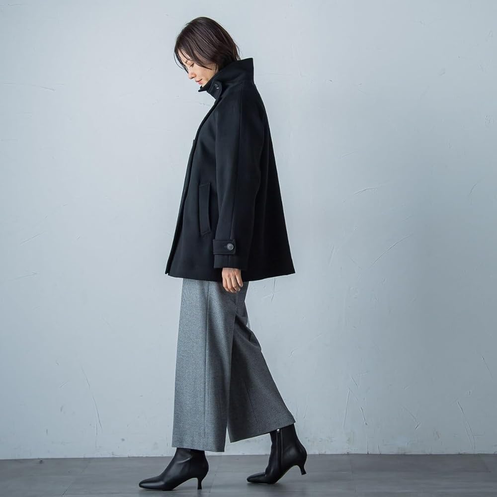 Amazon | [ロートレアモン] ネオアルティウールショートコート ライト