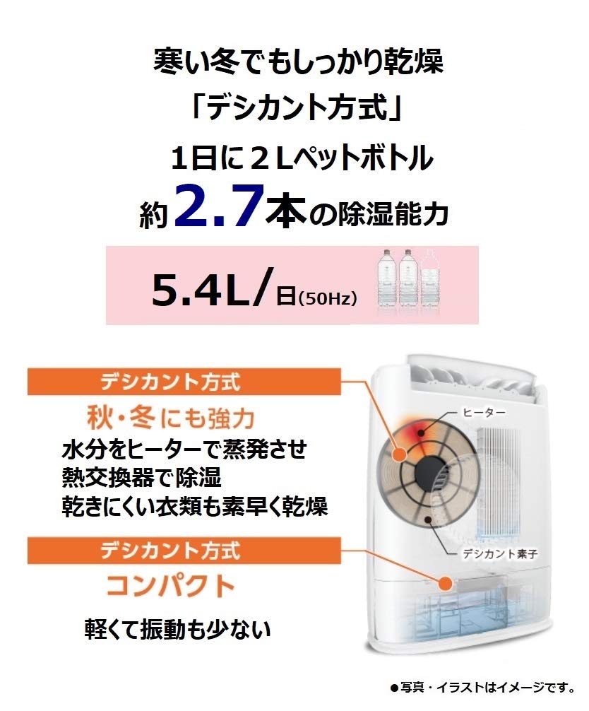 Amazon | パナソニック 衣類乾燥除湿機 ナノイー搭載 デシカント方式