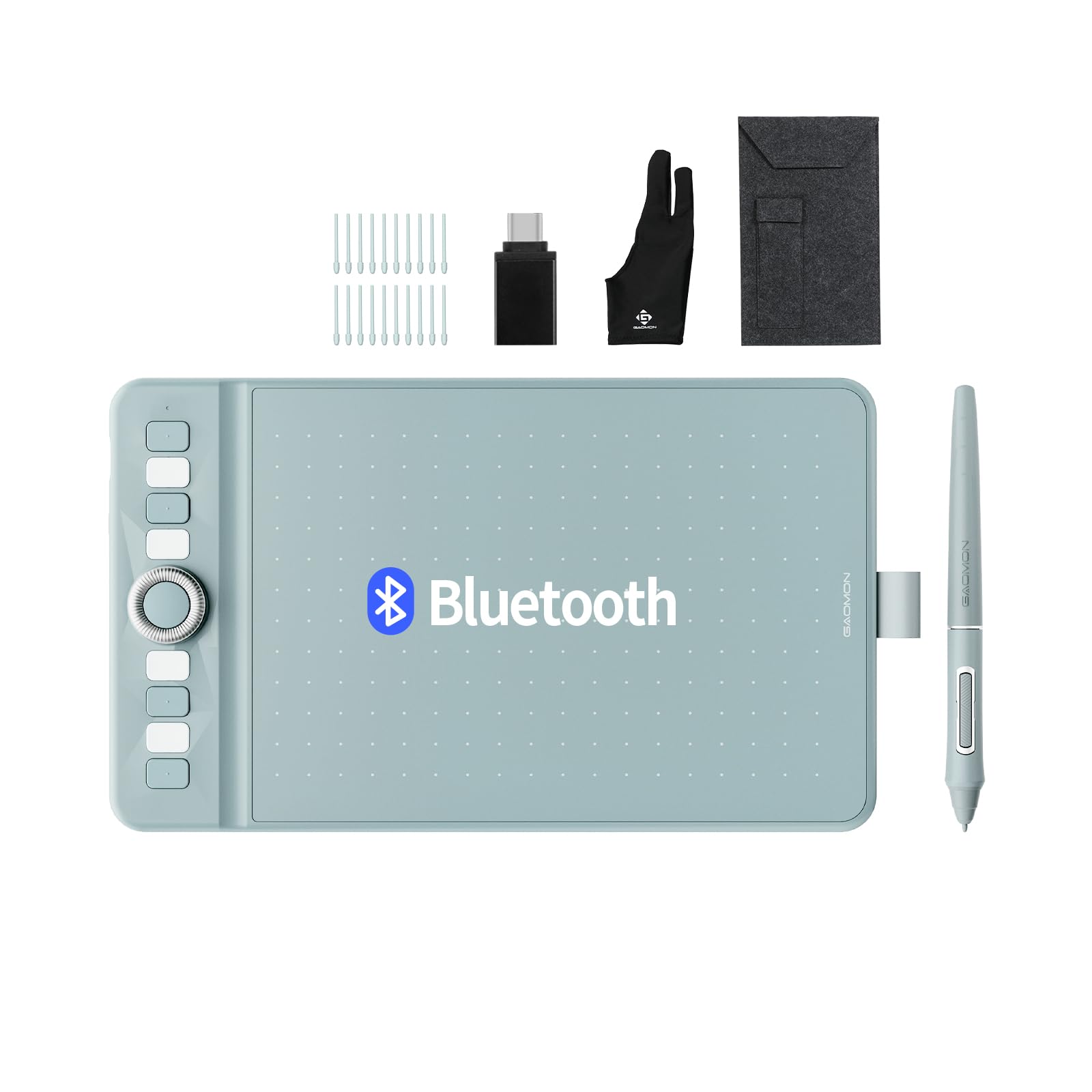 Amazon | GAOMON ペンタブ 筆圧検知16384レベル 有線・無線両対応 傾き