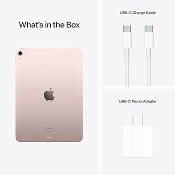 Amazon.com : Apple 2022 iPad Air 10.9-inch, Wi-Fi, 64GB - Pink