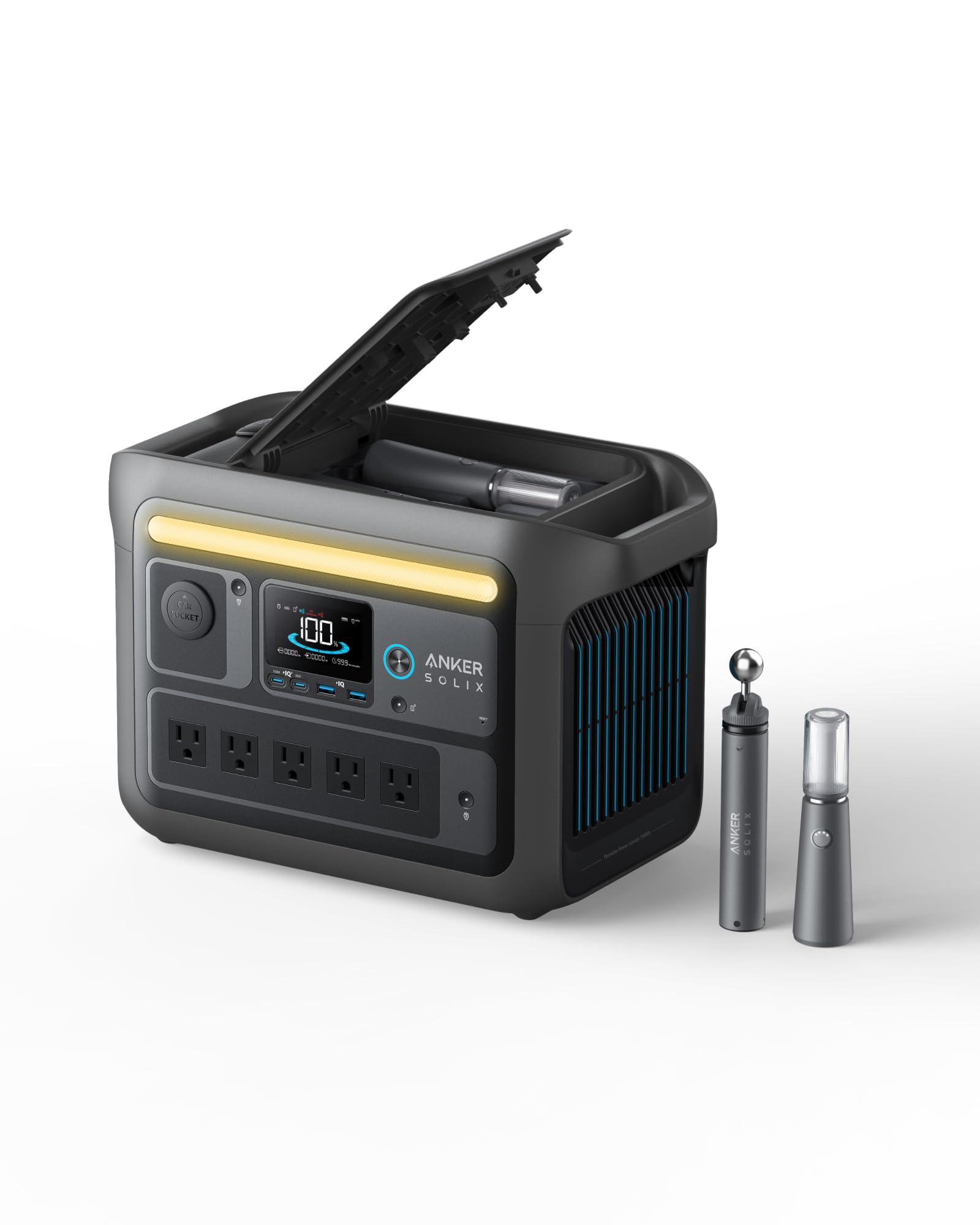 Amazon.com : Anker SOLIX C800 X Portable Power Station, 1200W