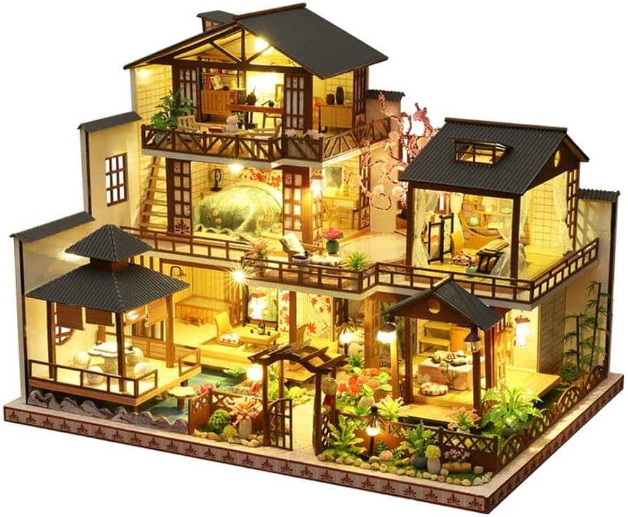 Amazon | JOLUCE 1/24 ドールハウス ミニチュア 手作りキット セット