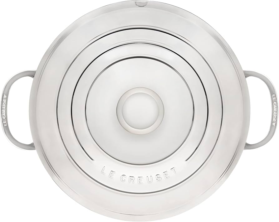 Amazon.com: Le Creuset Tri-Ply Stainless Steel Rondeau Pan, 4.5