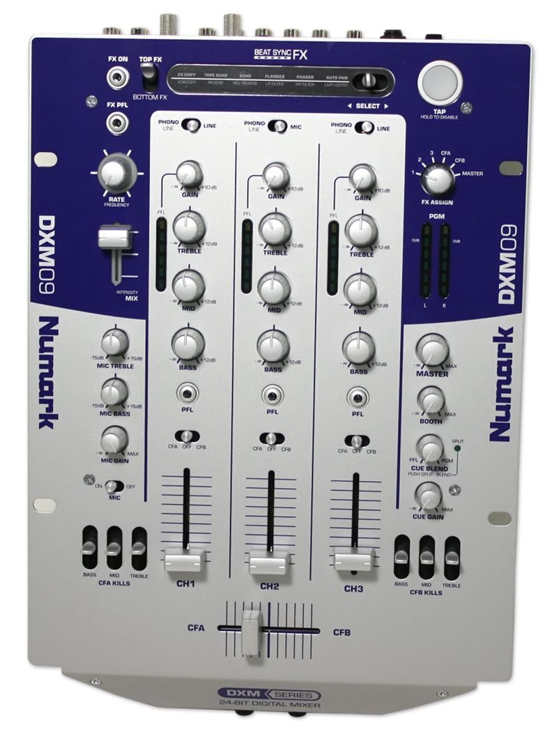 Numark DXM09 Digital Scratch DJ Mixer : Amazon.com.au: Musical