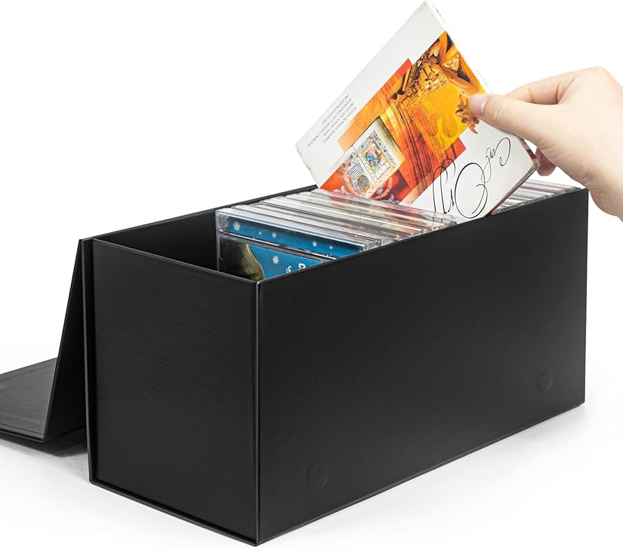 Amazon.com: tutata CD Storage Box, DVD Storage Box- Durable 5.2 x