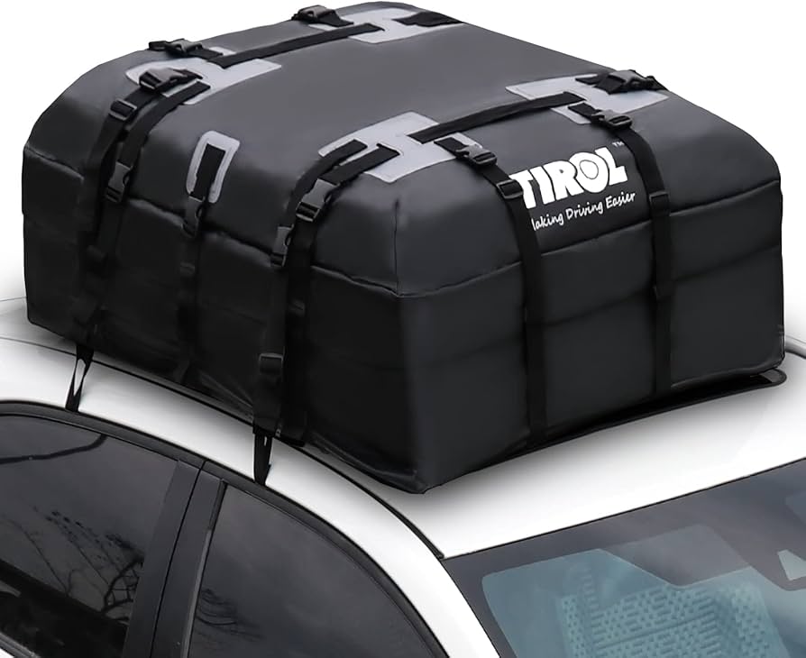 Amazon.co.jp: TIROL ルーフトップカーゴキャリア 15立方フィート 防水