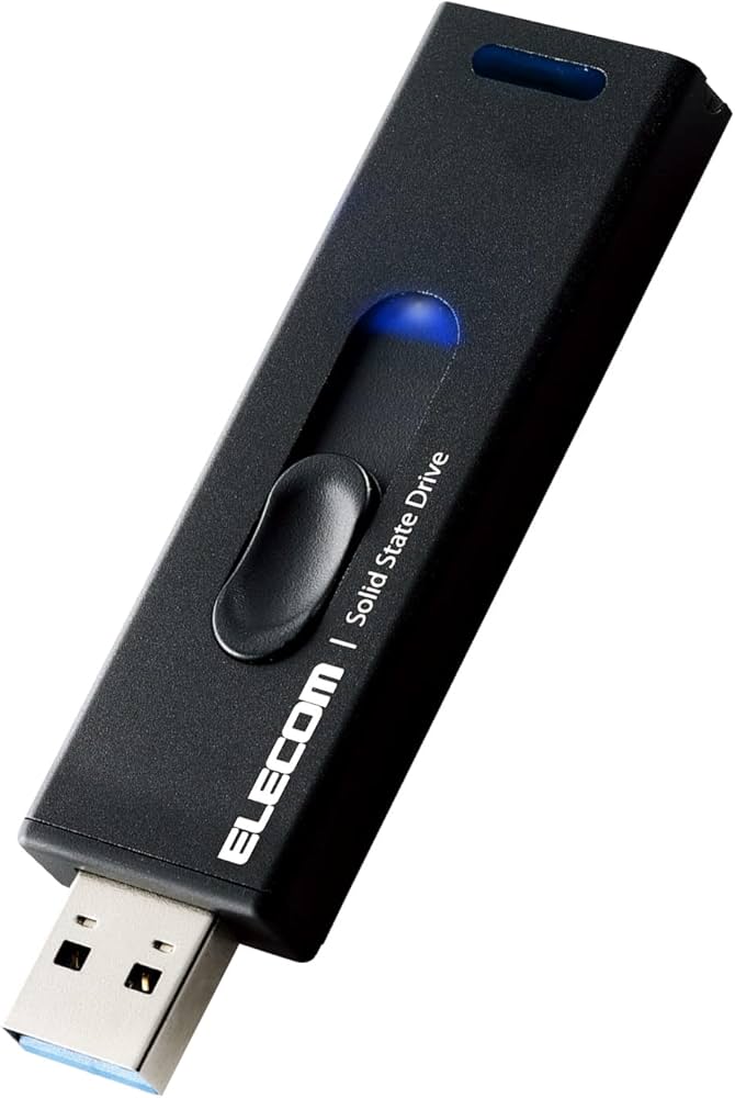 Amazon | エレコム SSD 外付け 500GB USB3.2(Gen2) 読込速度500MB/秒
