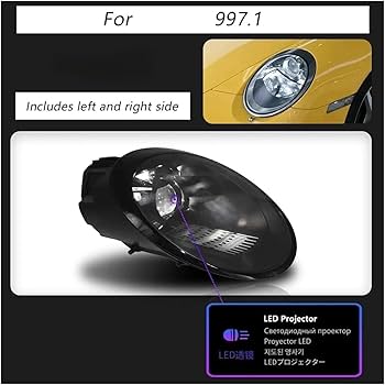 Amazon.co.jp: ポルシェ 911 ヘッドライト 997 ヘッドランプ 2005-2012