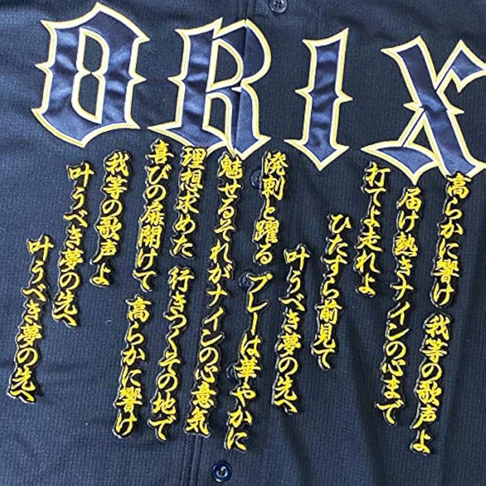Amazon.co.jp: オリックス バッファローズ 刺繍 ワッペン 讃丑歌 応援