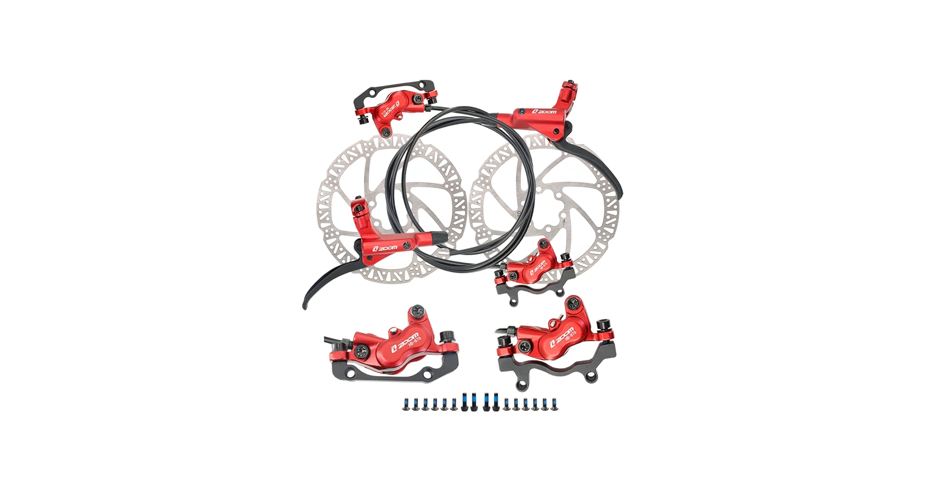 Amazon.com : JFOYH zoom HB876 4-Piston Pre-Bled Hydraulic Disc