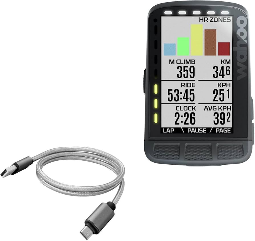 Amazon.com: BoxWave Cable Compatible with Wahoo ELEMNT ROAM V1