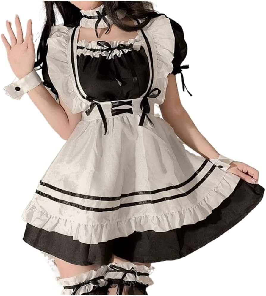 Amazon.co.jp: メイド メイド服 セクシー ワンピース 制服 誘惑 大人