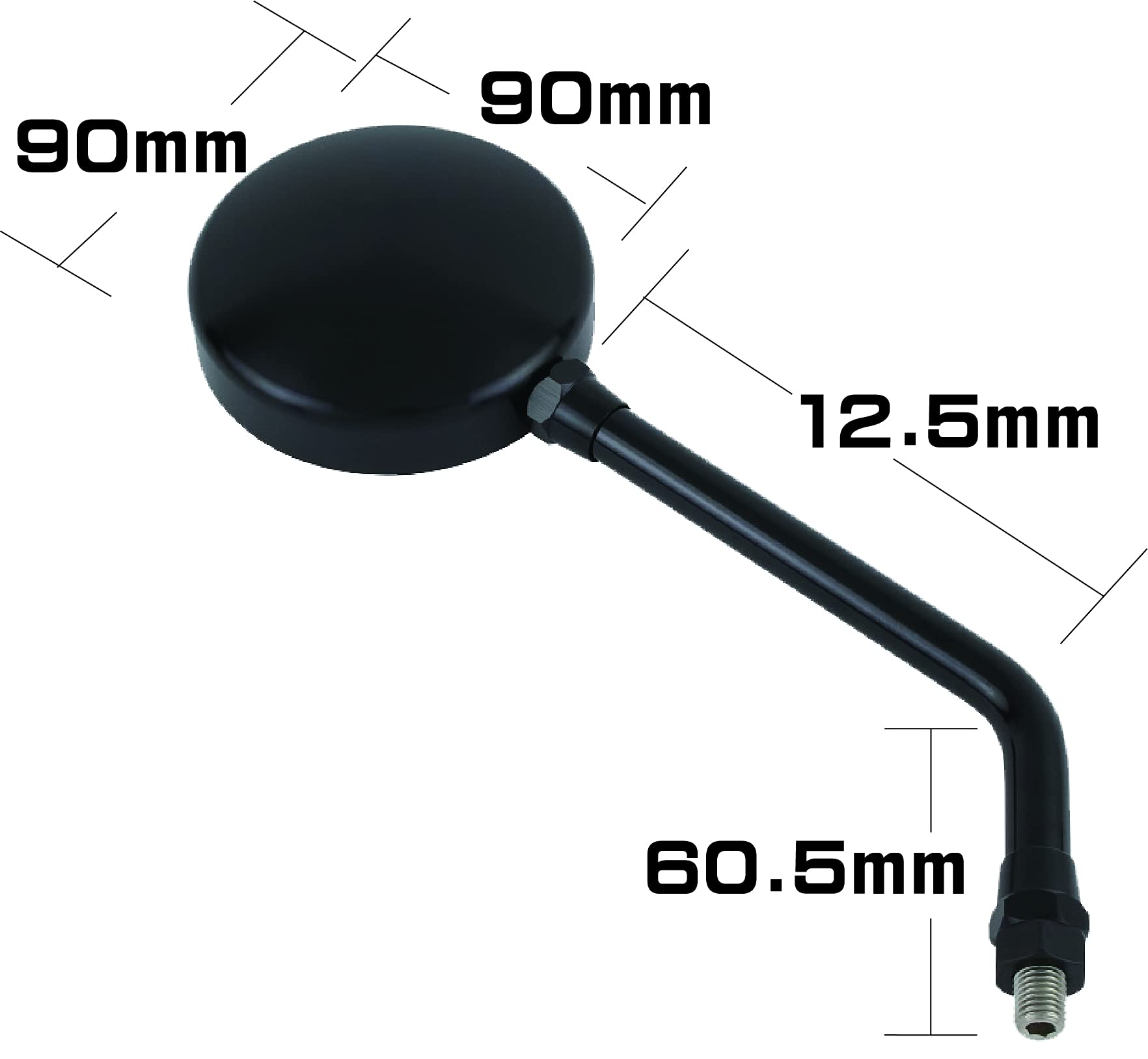 Amazon | ポッシュフェイス(POSH FAITH) バイク用品 ミラー マシンドZ2