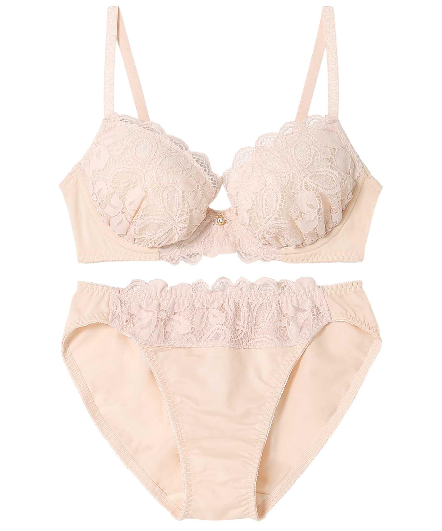 Amazon | AMPHI(アンフィ/ワコール) ブラジャー ショーツセット まる胸