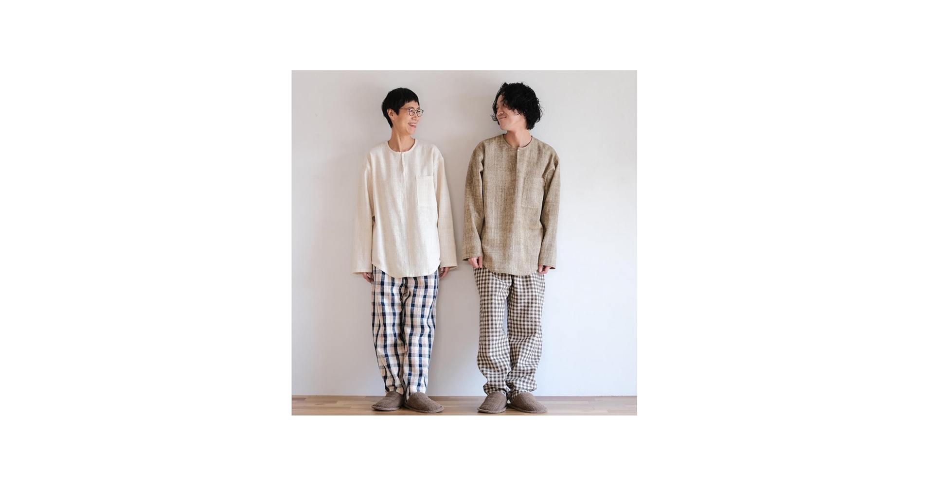 Amazon.co.jp: usaato うさとの服 パジャマ 藍染め パンツ シャツ