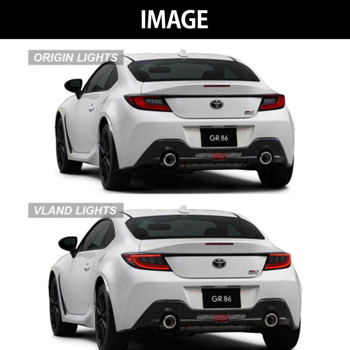 Amazon | トヨタ車用 ハチロク GR86 ZN8 リア テールランプ テール