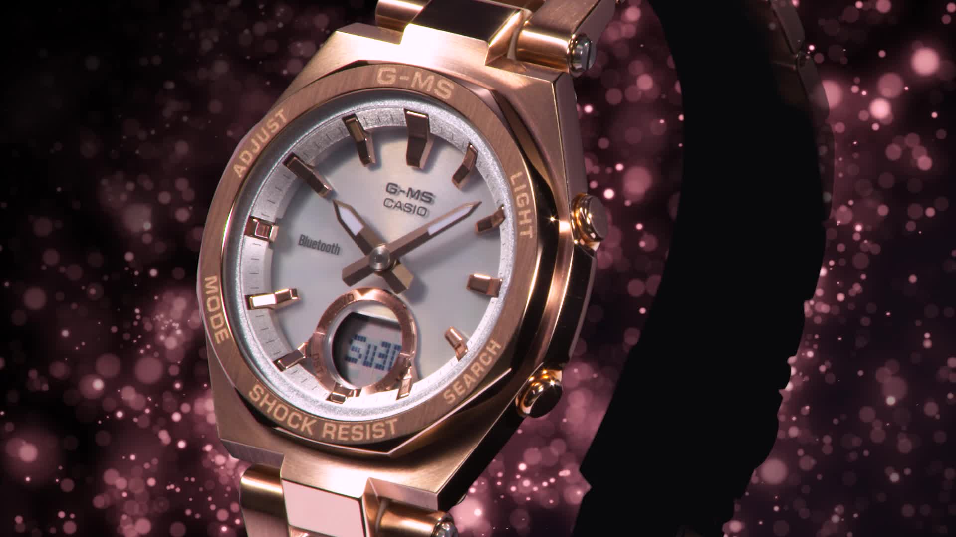 Amazon.co.jp: [カシオ] 腕時計 ベビージー G-MS Bluetooth ソーラ MSG