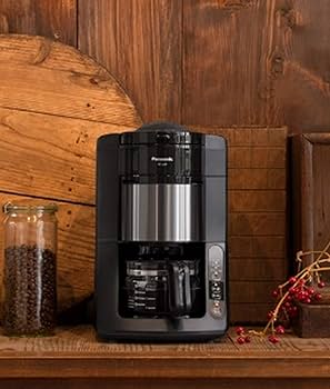 Amazon | パナソニック コーヒーメーカー 全自動 ミル付き 沸騰浄水