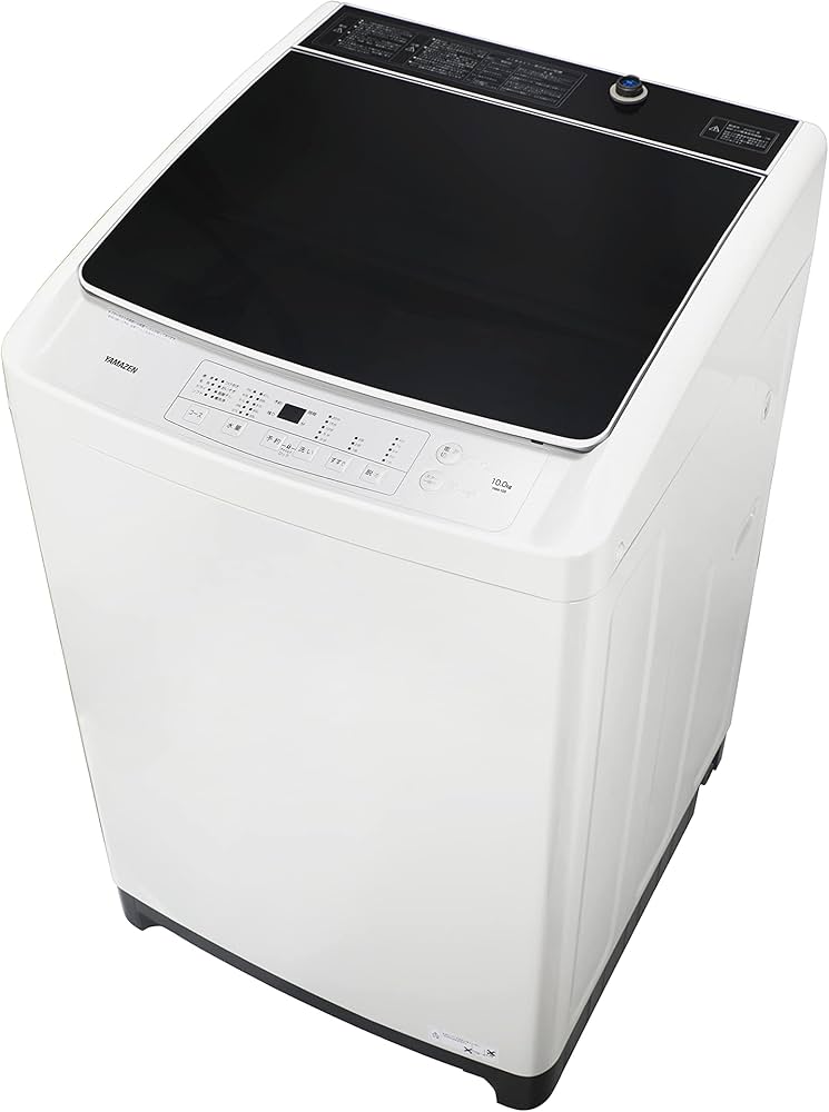 Amazon | [山善] 全自動洗濯機 10kg YWM-100(W) ホワイト ノン