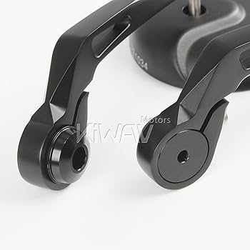 Amazon | KiWAV バーエンドミラー レトロ 黒 5mmネジ式 6mmネジ式