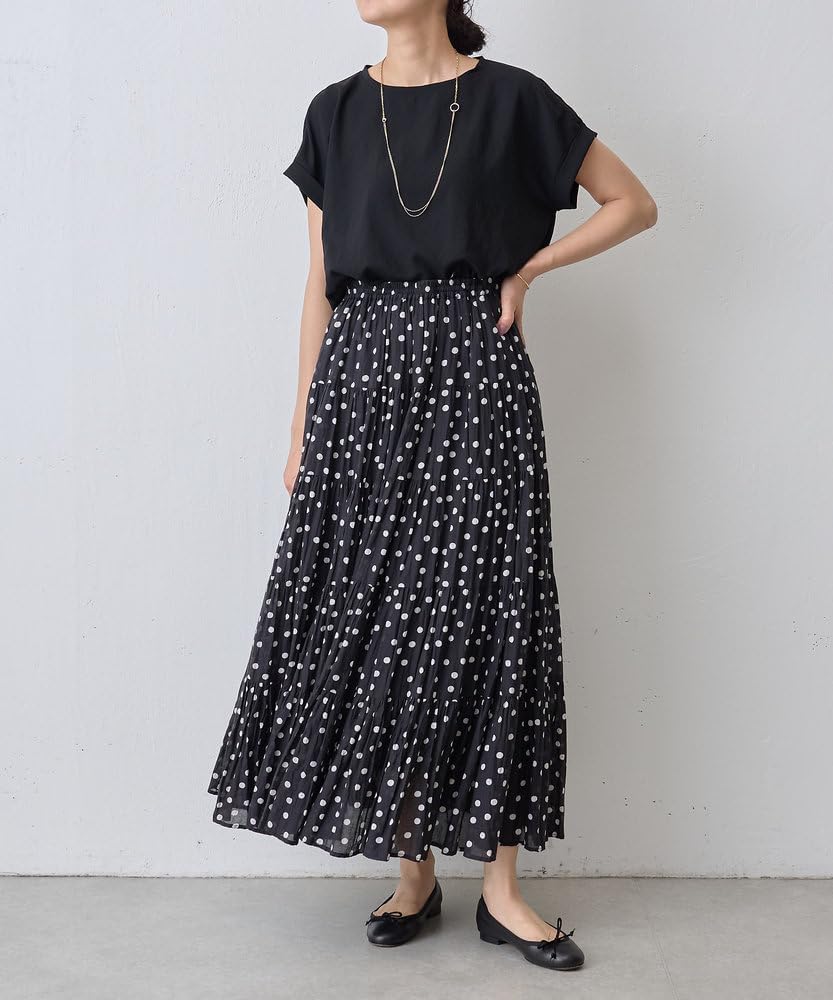 Amazon.co.jp: [BEARDSLEY] [ビアズリー] クリンクルドットスカート