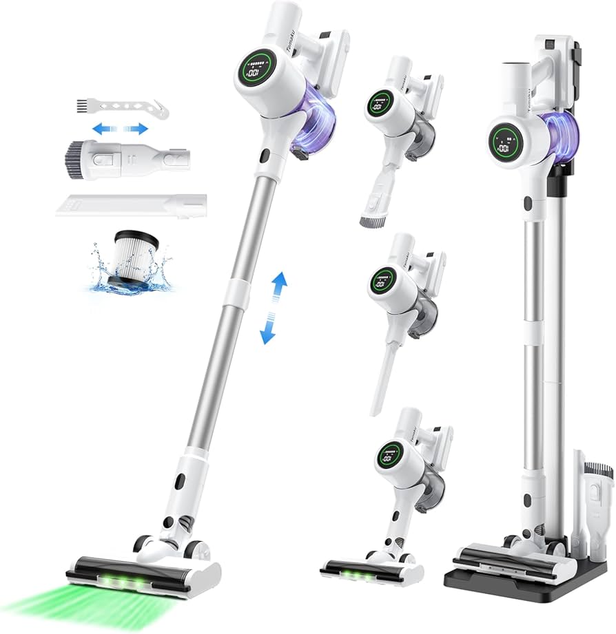 Amazon | 掃除機 コードレス【2026年新登場！業界初除菌機能搭載