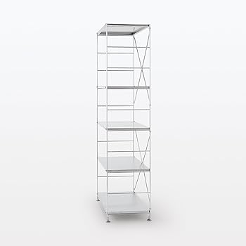 Amazon｜無印良品 ステンレスユニットシェルフ・ステンレス棚セット