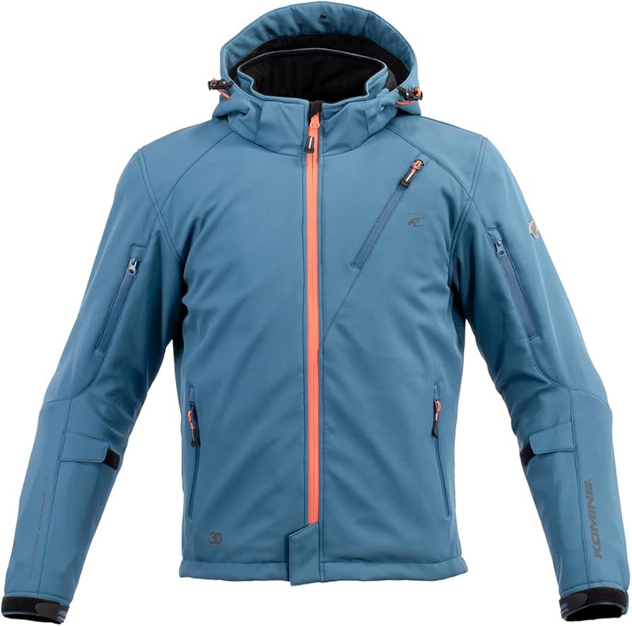 Amazon | [KOMINE] バイク用 ジャケット プロテクトソフトシェル