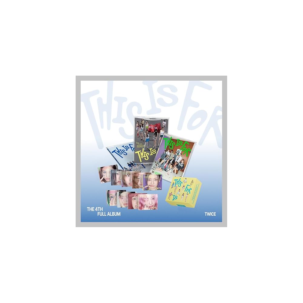 TWICE - TWICE THIS IS FOR 4th Album 3 Ver Set 1ea Standard Random