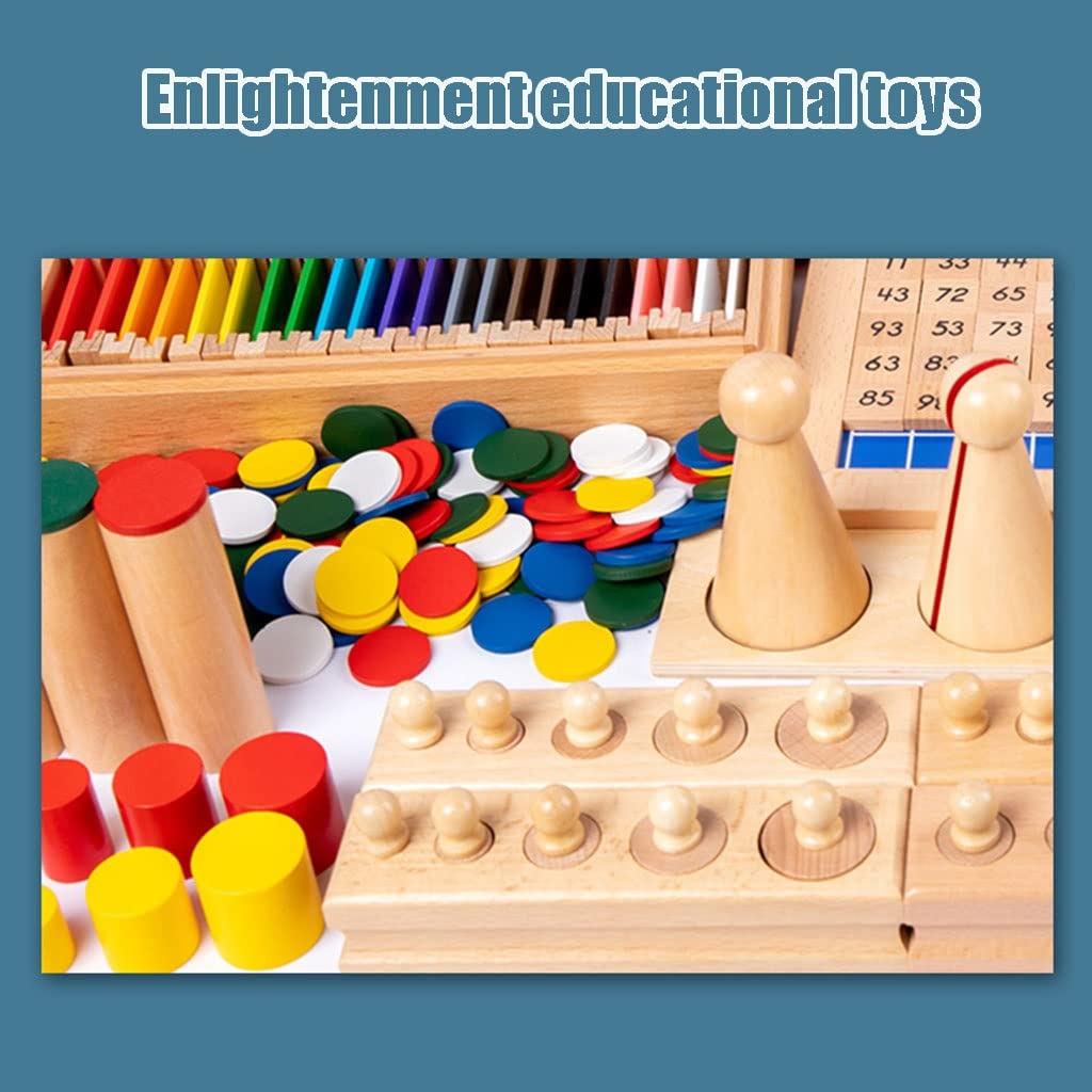 Amazon.co.jp: モンテッソーリ教具 モンテッソーリ感覚補助具の10点