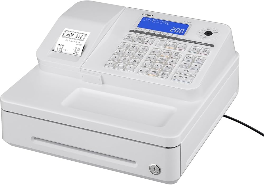 Amazon | CASIO(カシオ) 電子レジスター レジスター 業務用 バック