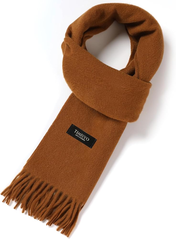 Amazon | [TIMISYO] マフラー カシミヤ100% レディース メンズ 無地 冬