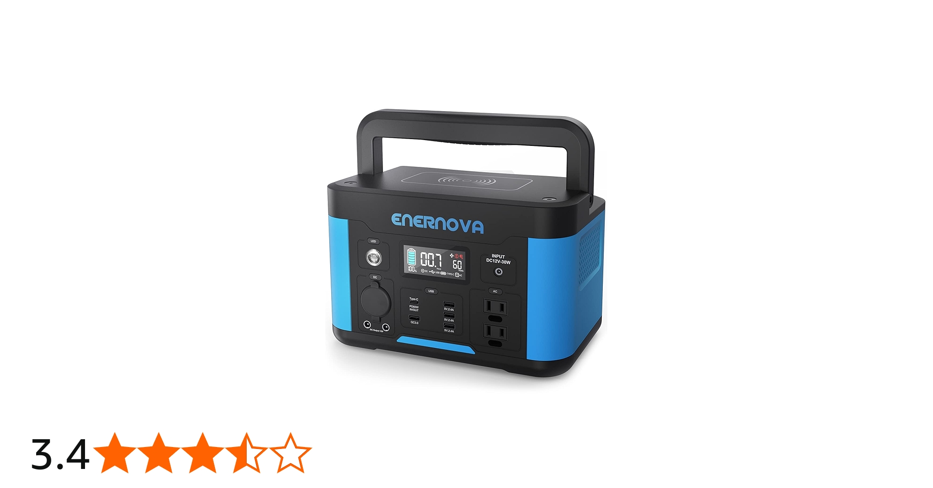 Amazon.co.jp: Enernova ポータブル電源 SMART 500 515Wh容量 50/60Hz