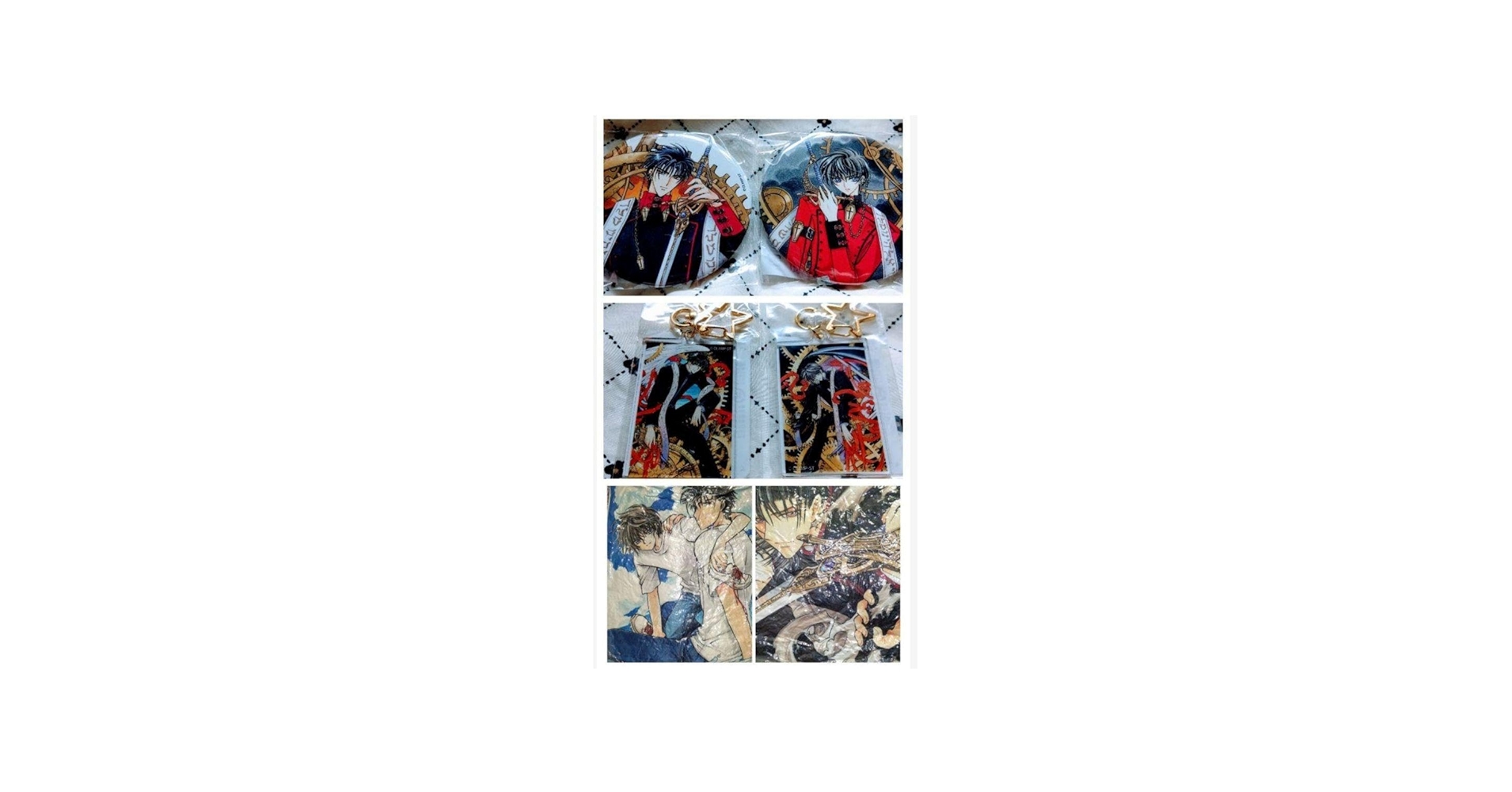 Amazon.co.jp: CLAMP X 司狼神威 桃生封真 7点セット : おもちゃ