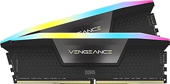 CORSAIR VENGEANCE RGB DDR5 RAM 32GB (2x16GB) 6000MHz CL30-36-36-76