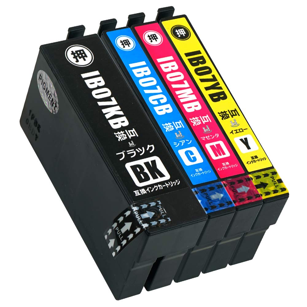 Amazon.co.jp: IB07CL4B PG 4色パック 全色顔料 大容量インク