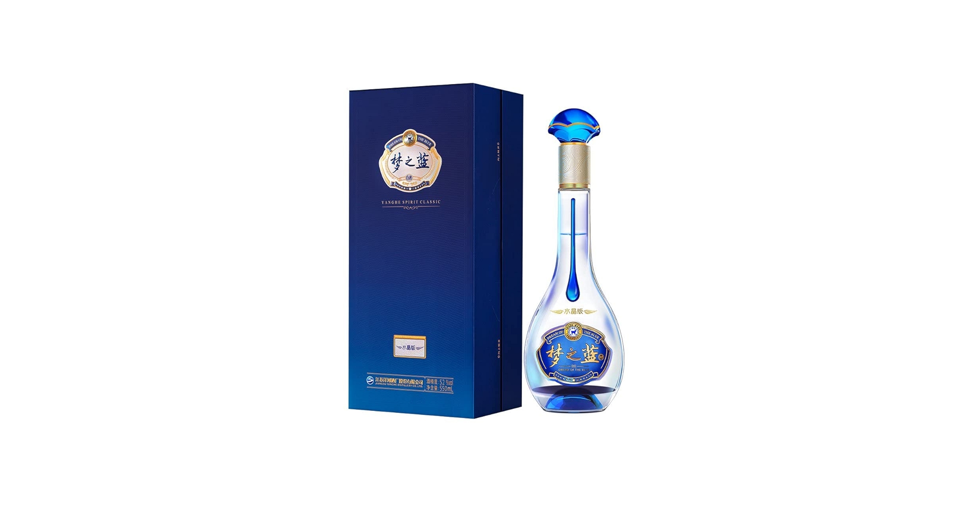 Amazon.co.jp: 夢之藍 水晶 52度 550ml □洋河大曲のハイグレードな10