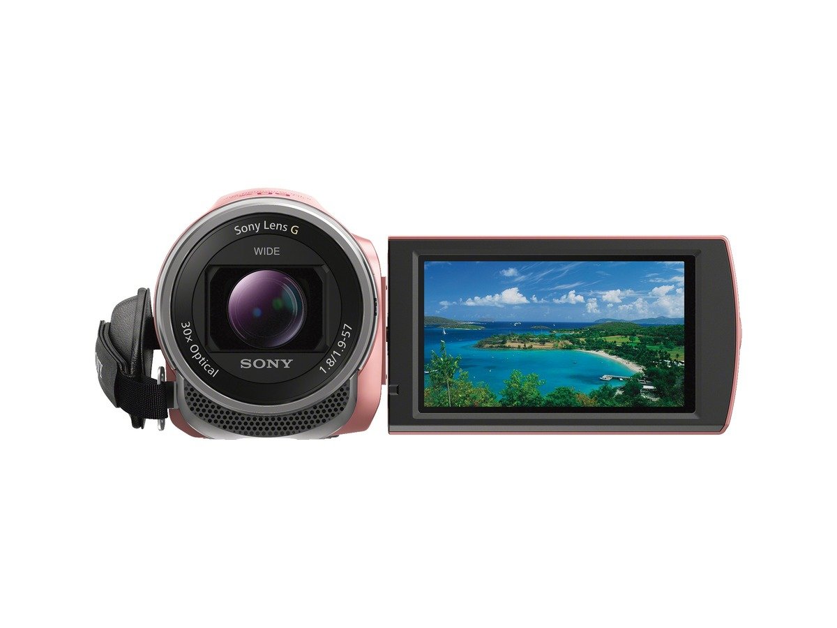 Amazon | SONY ビデオカメラHDR-CX675 32GB 光学30倍 ピンク Handycam