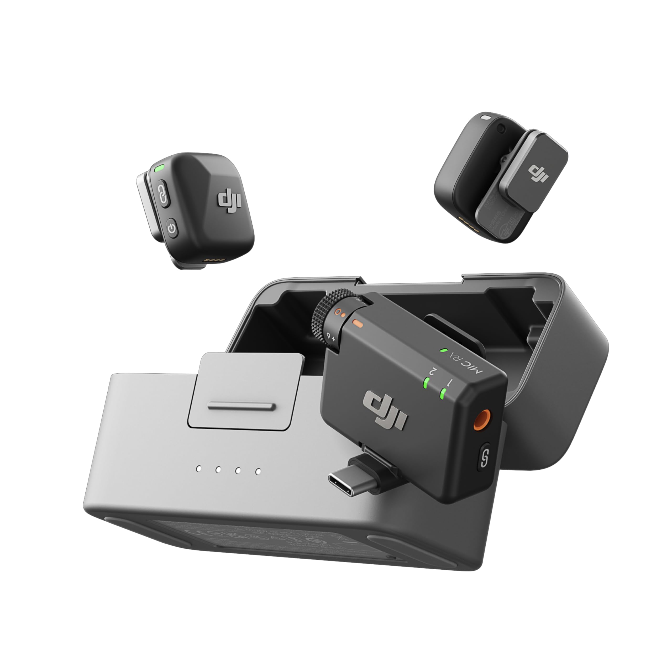 DJI Mic Mini (2 TX + 1 RX + Charging Case), Wireless Lavalier