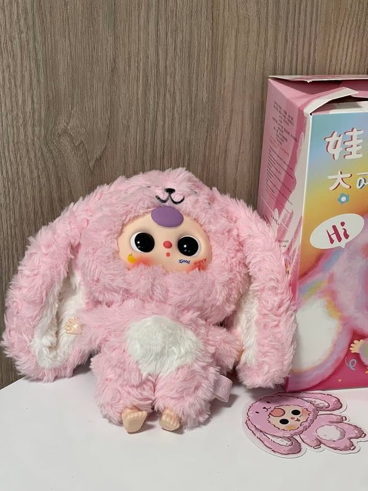 Amazon.co.jp: Baby three V3 RABBIT ベビースリーぬいぐるみ ピンキー