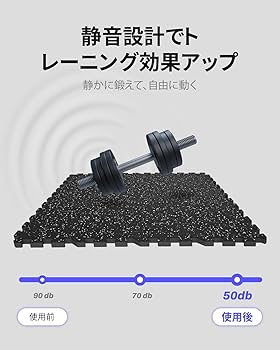 Amazon.co.jp: AIRHOP ジムマット 大判トレーニングマット 2層構造の