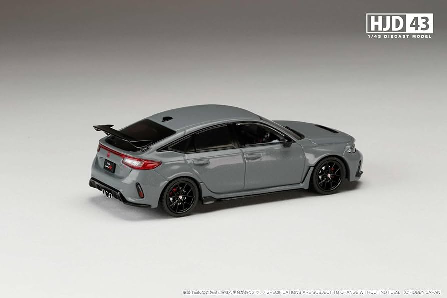 Amazon | HJD43 1/43 ホンダ シビック TYPE R (FL5) ソニックグレー