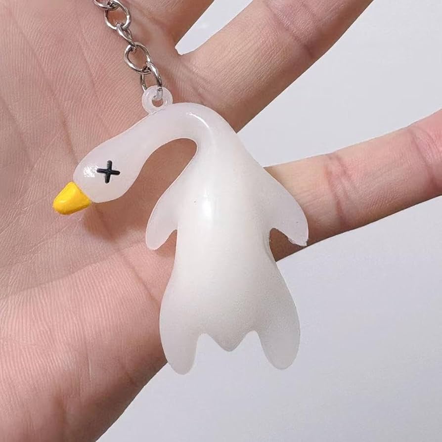 Amazon.co.jp: Shnmersy 色が変わるローストダック キーホルダー