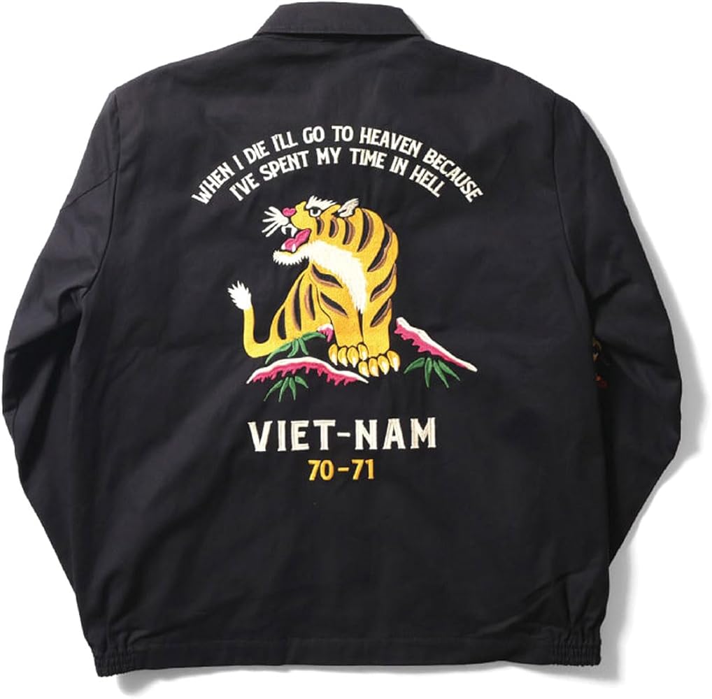 Amazon | (ヒューストン)HOUSTON コットンベトナムジャケット「TIGER