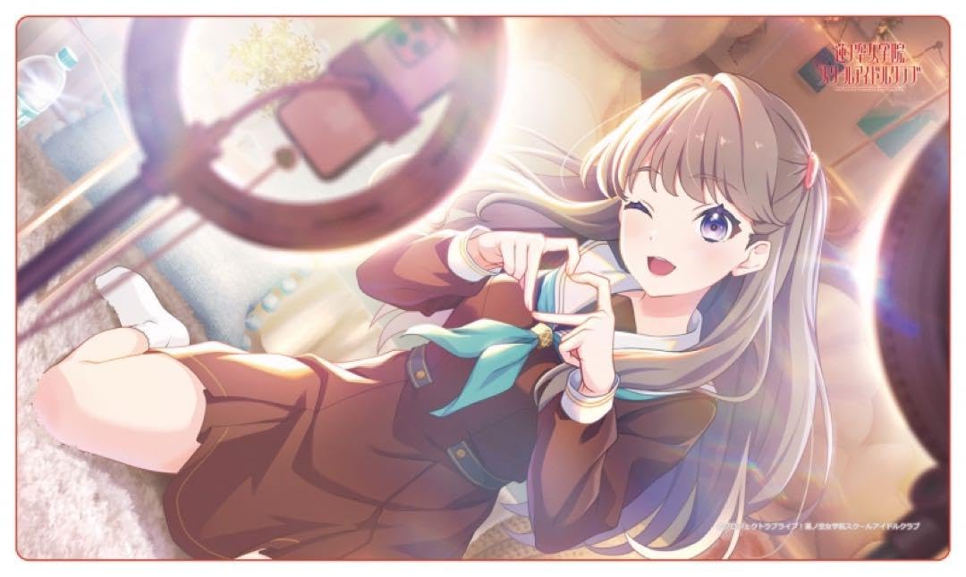 Amazon.co.jp: 藤島慈 ラバーマット デスクマット プレイマット 蓮ノ空