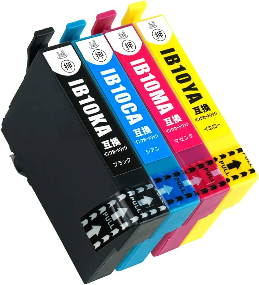 Amazon.co.jp: IB10CL4A 4色パック エプソン互換インクカートリッジ