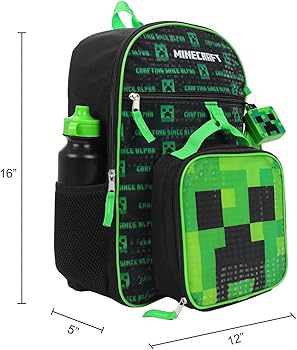 Amazon.co.jp: マインクラフト グッズ 子供用 リュック ランチバッグ